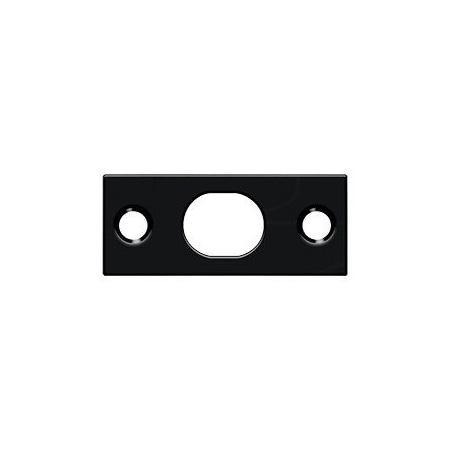 Deltana 2-1/4 Length X 1 Width Strike Plate For Extension Flush Bolt Paint Black SP12EFB19
